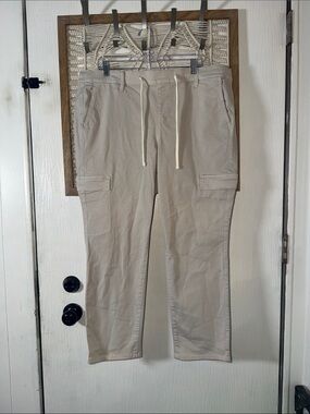 torrid Neutral Beige Cargo Drawstring Pants